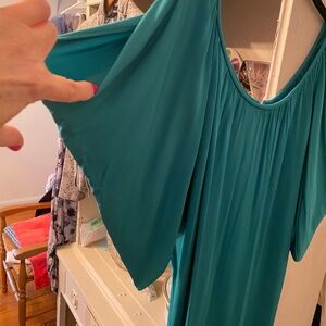 Teal Dress made in Italy